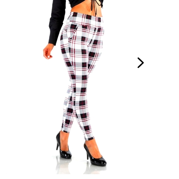 New Look Sport Plaid Stretch Pants NWT Sz. 3X - Picture 3 of 10